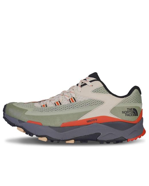 The North Face Gray Vectiv Taraval Hiking Shoes 'Tea Horizon' for men