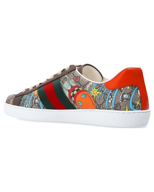 Gucci Red Disney X Donald Duck Ace Sneaker for men