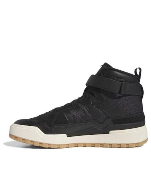 Adidas Black Forum Boot Cream' for men