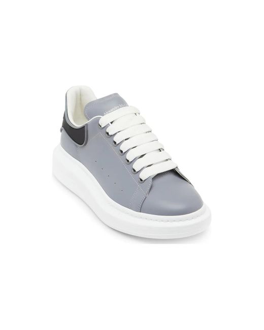 McQueen Blue Oversized Sneaker 'Gun' for men