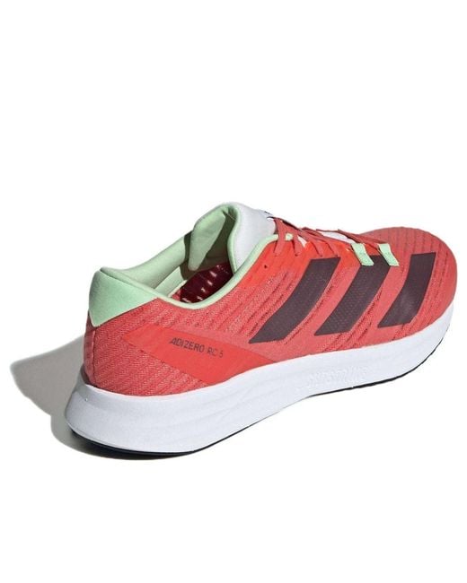 Adidas Red Adizero Rc 5 for men