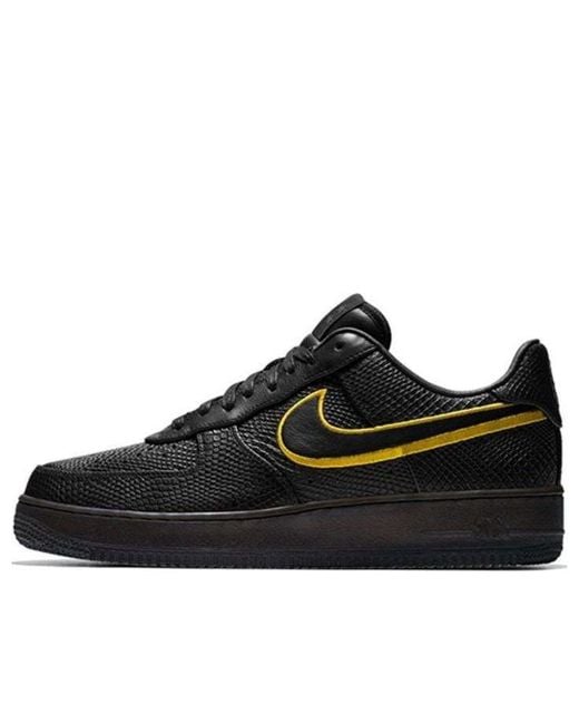 Nike Black Air Force 1 Low Premium Id Mamba' for men