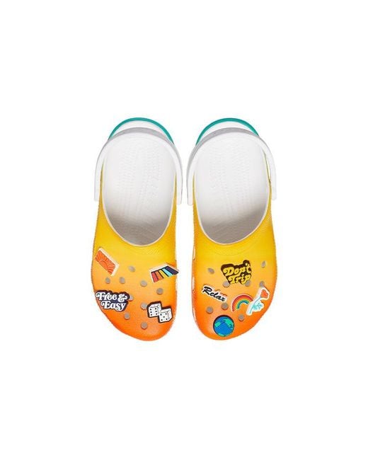 CROCSTM Yellow Free & Easy X Classic Clog 'Sunset'