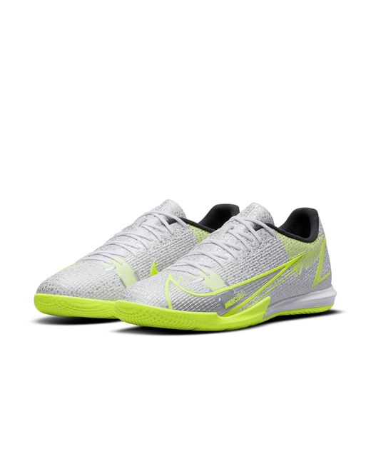 Nike Green Mercurial Vapor 14 Academy Ic 'Metallic Volt' for men