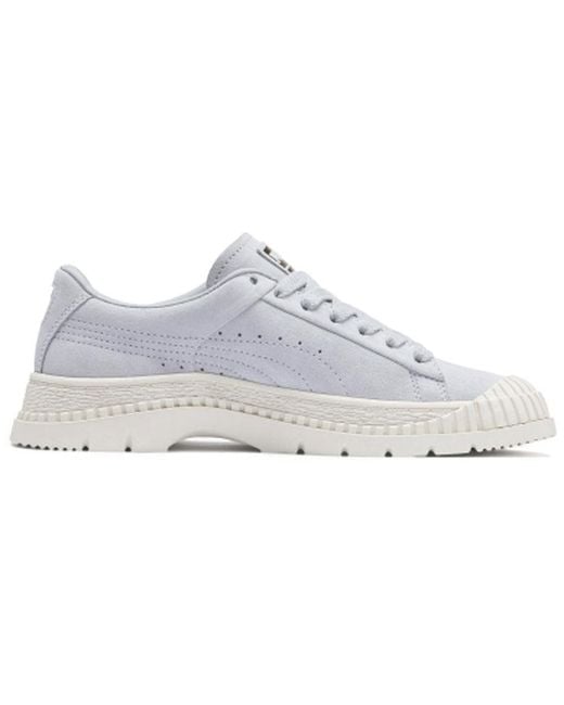 PUMA White (Wmns) Utility Suede 'Heather'