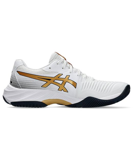 Asics White Netburner Ballistic Ff 3 Pure' for men