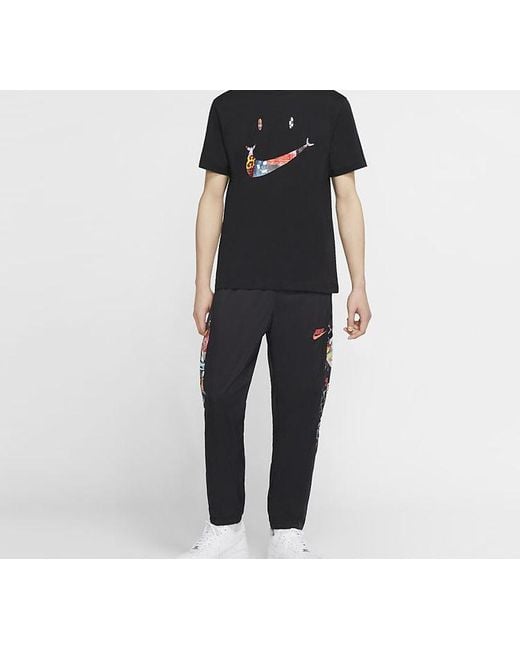 Nike Black Have A Day Summer2 Smiling Face Printing Short Sleeve for men
