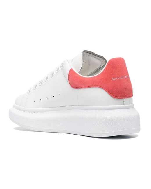 McQueen White (Wmns) Oversized Sneaker Coral'