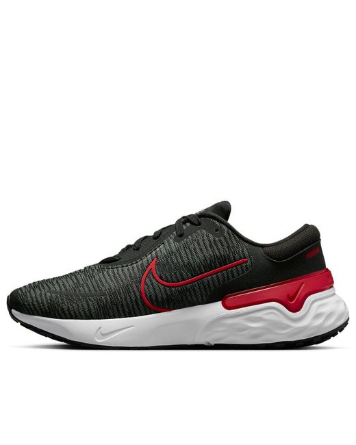 Nike Black Renew Run 4 Road Running Shoes University' for men