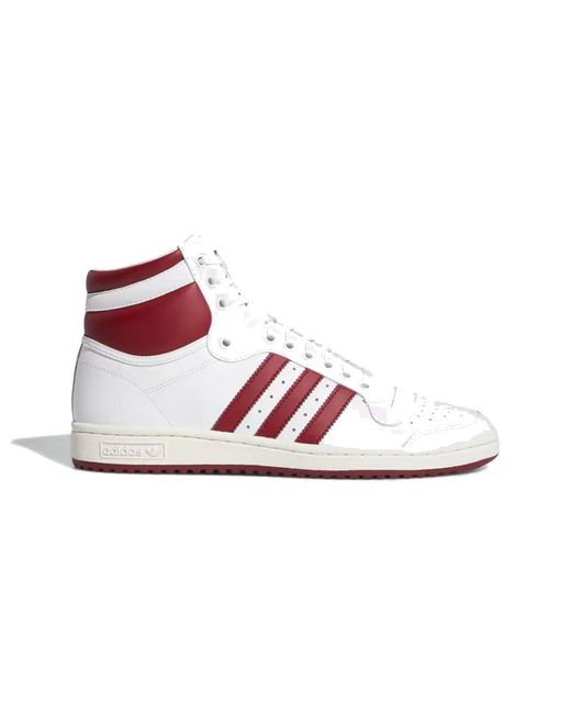 Adidas White Top Ten Hi for men