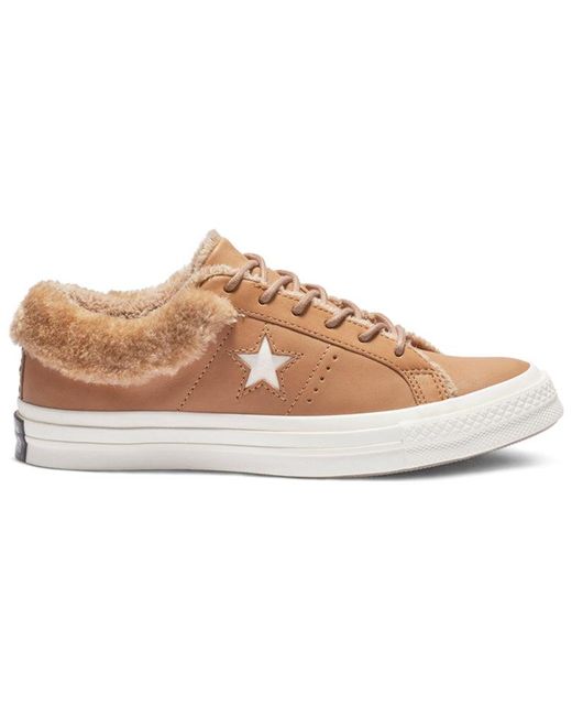 Converse Brown One Star Low Street Warmer 'Burnt Caramel' for men