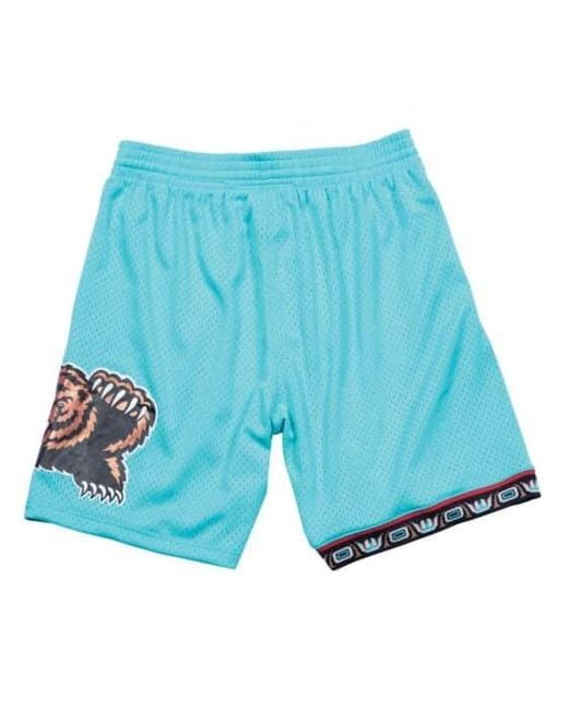Mitchell & Ness Blue Nba Swingman Shorts Vancouver Grizzlies Road 1996-97 for men