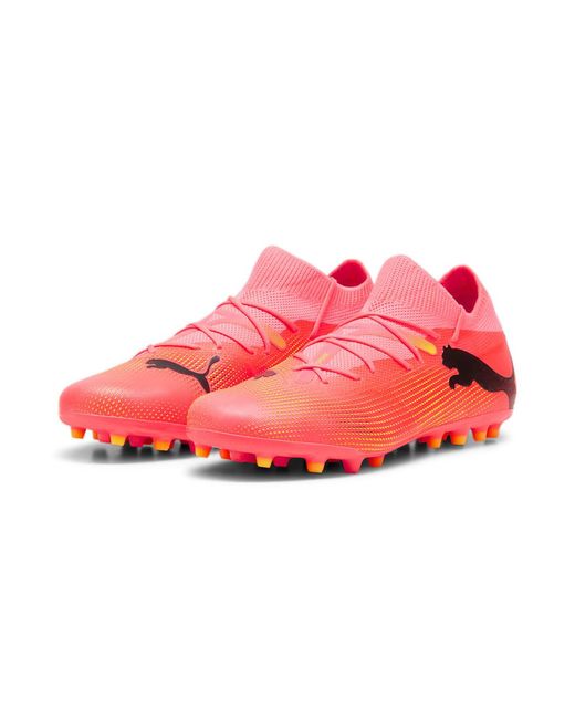 PUMA Pink Future 7 Match Mg Soccer Shoes for men