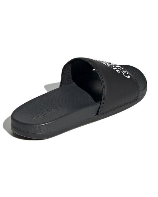 Adidas Black (Wmns) Adilette Comfort Slide Zebra'