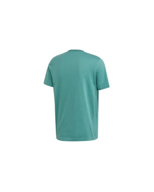 Adidas Green Originals Classic Logo Short Sleeve for men