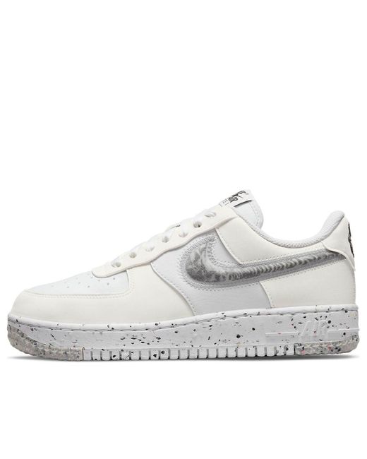 Nike White (Wmns) Air Force 1 Crater