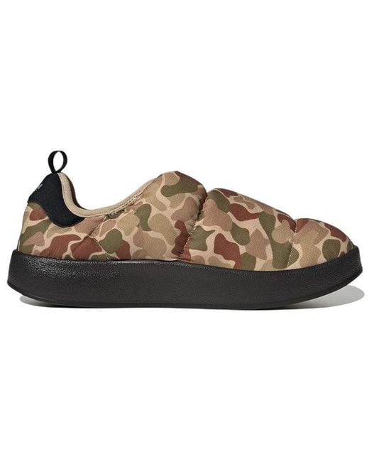 Adidas Brown Puffylette 'Camo' for men
