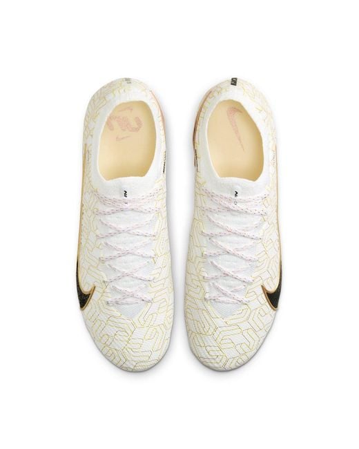 Nike White Zoom Mercurial Vapor 15 Elite Fg 'United Golden Pack' for men