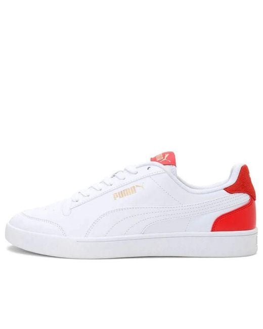 PUMA White Shuffle Sneakers for men