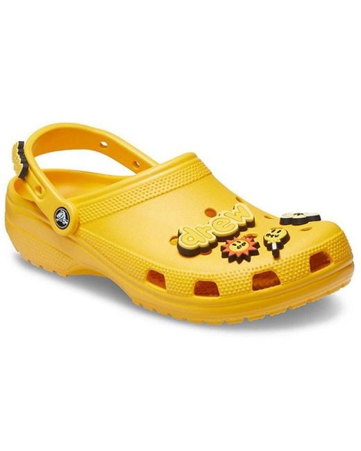 CROCSTM Yellow Justin Bieber X Classic Clog 'Drew' for men