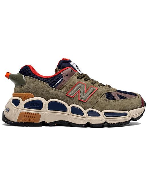 New Balance Brown Salehe Bembury X 574 Yurt 'Team Forest' for men