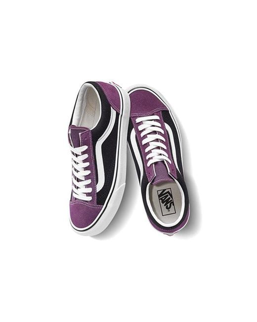 Vans Blue Style 36 Vintage Suede 'Prune' for men