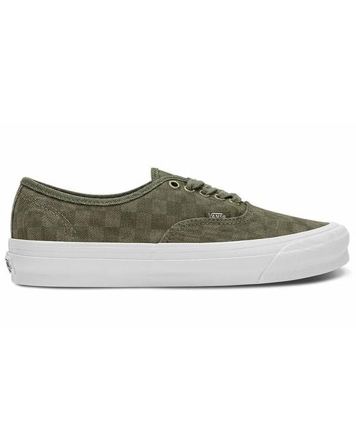 Vans Green Og Authentic Lx 'Grape Leaf Checkerboard' for men