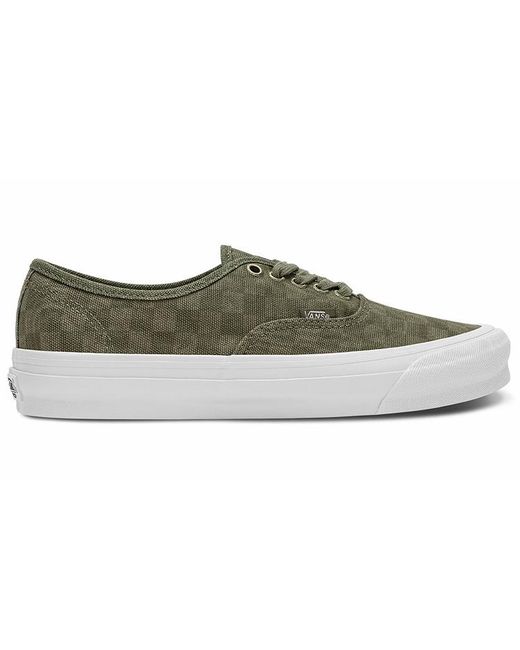 Vans Green Og Authentic Lx 'Grape Leaf Checkerboard' for men