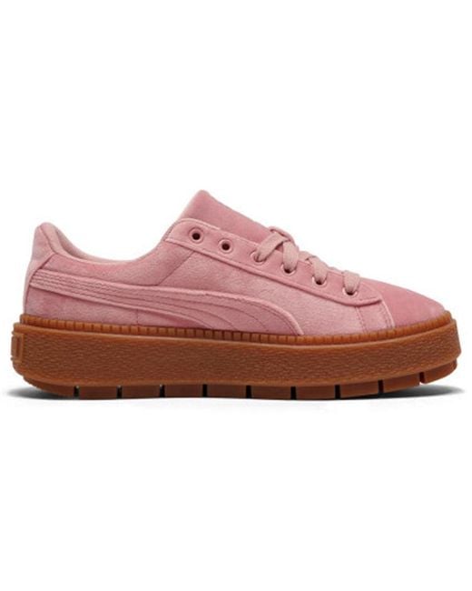 PUMA Pink (Wmns) Platform Trace V