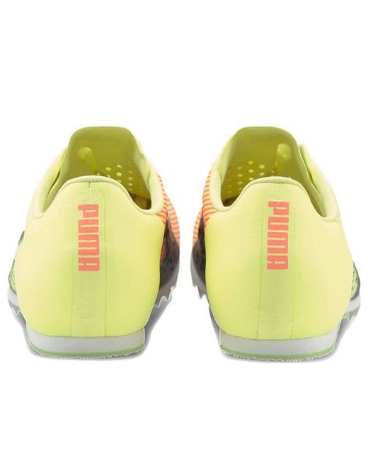 PUMA Yellow Evospeed Tokyo Future Jump Track And Field for men