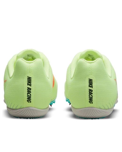 Nike Green Air Zoom Rival M 9 Spikes 'Barely Volt Hyper' for men