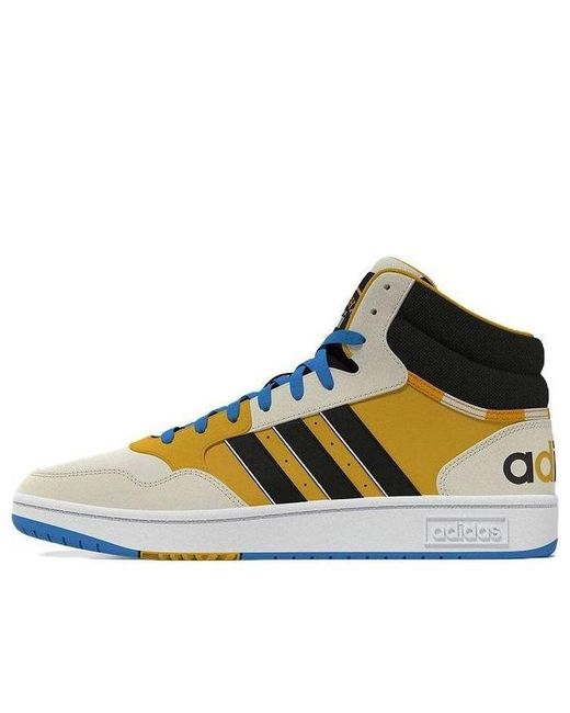 Adidas Blue Neo Hoops 3.0 Mid for men