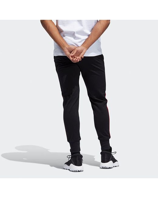 Adidas Black Cny Spt Pant Basketball Sports Training Bundle Feet Long Pants for men