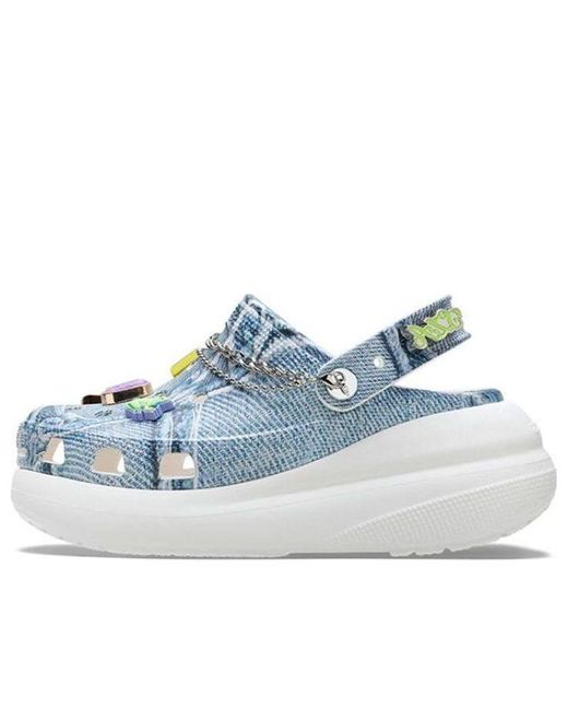 CROCSTM Blue Sza X Classic Crush Clog 'Denim' for men