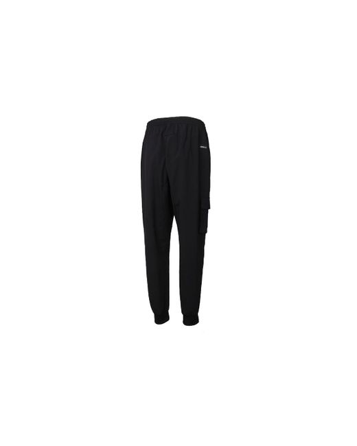 Adidas Black Neo Running Training Cozy Breathable Casual Woven Sports Pants for men