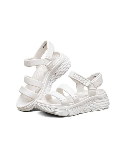 Skechers White (Wmns) Cali Gear Max Cushioning