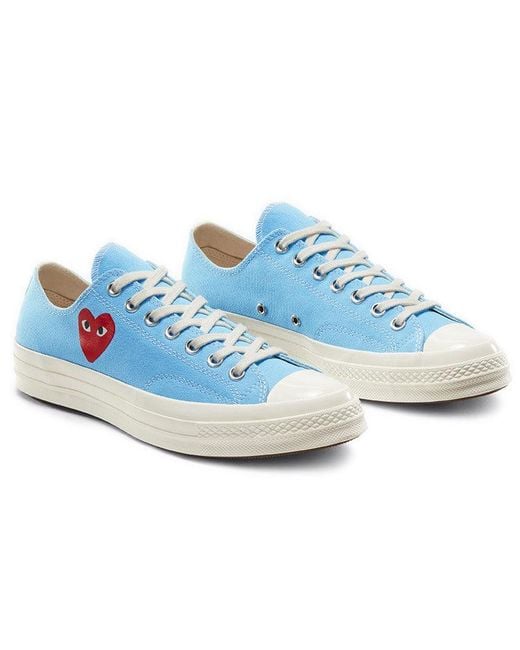 Converse Blue X Comme Des Garcons Play Chuck 70 Low 'Bright' for men