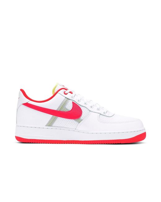 Nike White Air Force 1 Low 'Transparent Crimson' for men