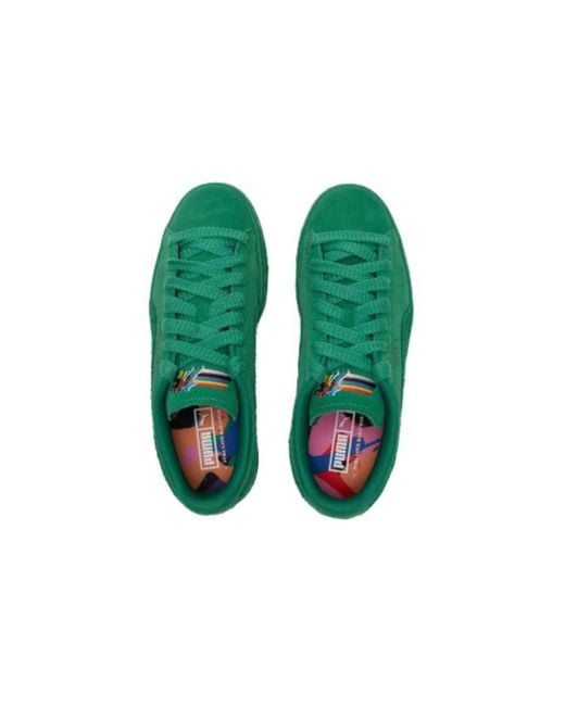 PUMA Green Suede 'Love Marathon for men