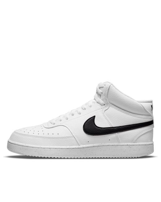 Nike White Court Vision Mid Next Nature Dn3577-101 for men