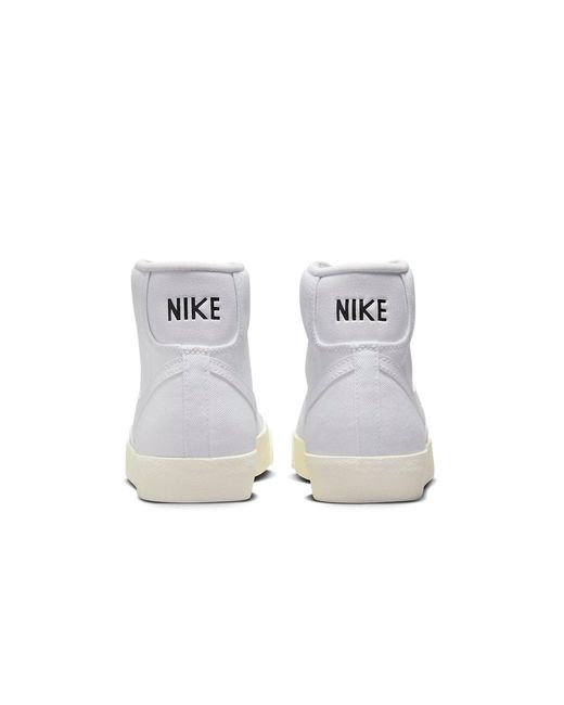 Nike White Blazer Mid '77 Canvas Shoes