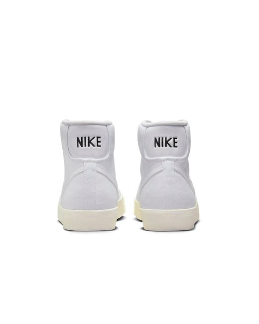 Nike White Blazer Mid '77 Canvas Shoes