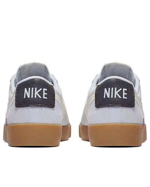 Nike White (Wmns) Blazer Low Sd 'Half'