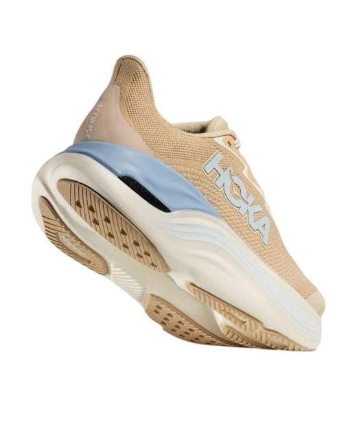 Hoka One One White (Wmns) Skyward X 'Oak Alabaster'