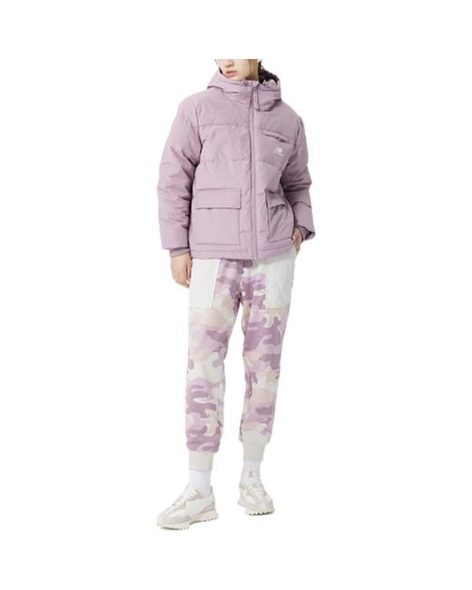 New Balance Purple (Wmns) Classic Puffer Jacket