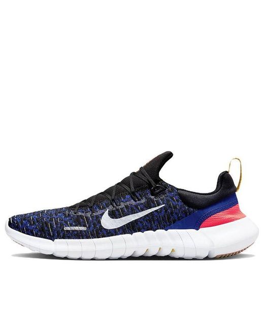 Nike Free Run 5.0 Low Top Casual Blue White Recyclable Material for Men |  Lyst