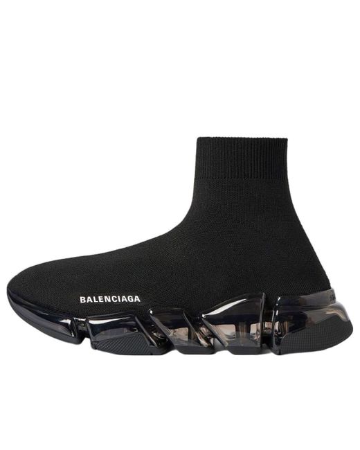 Balenciaga Black (Wmns) Speed 2.0 Clear Sole'