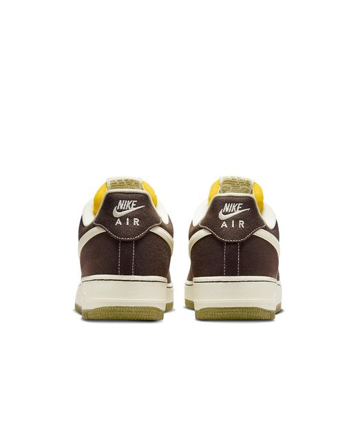Nike Brown Air Force 1 '07 Premium Shoes for men