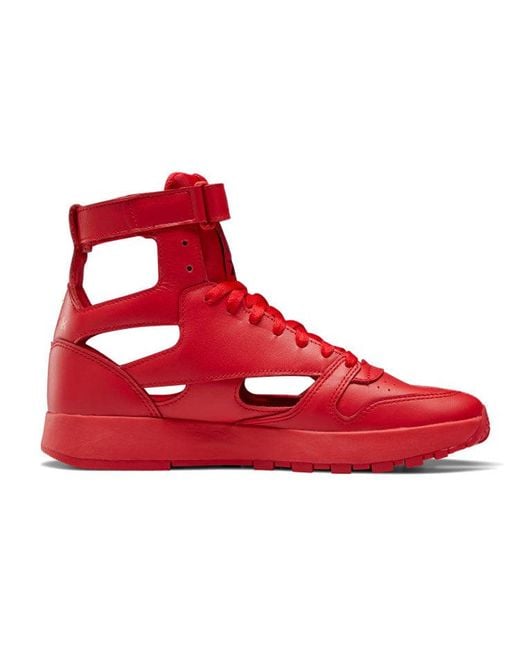 Reebok Red Maison Margiela X Classic Leather Tabi High 'Vector' for men