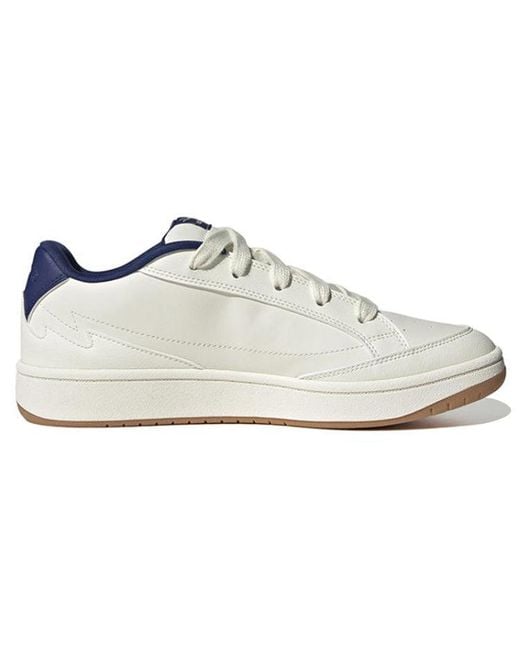Adidas White Neo Cardcourt Shoes for men